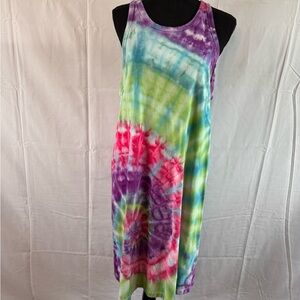 Hand Dyed Gap Tie-Dye Sleeveless Dress